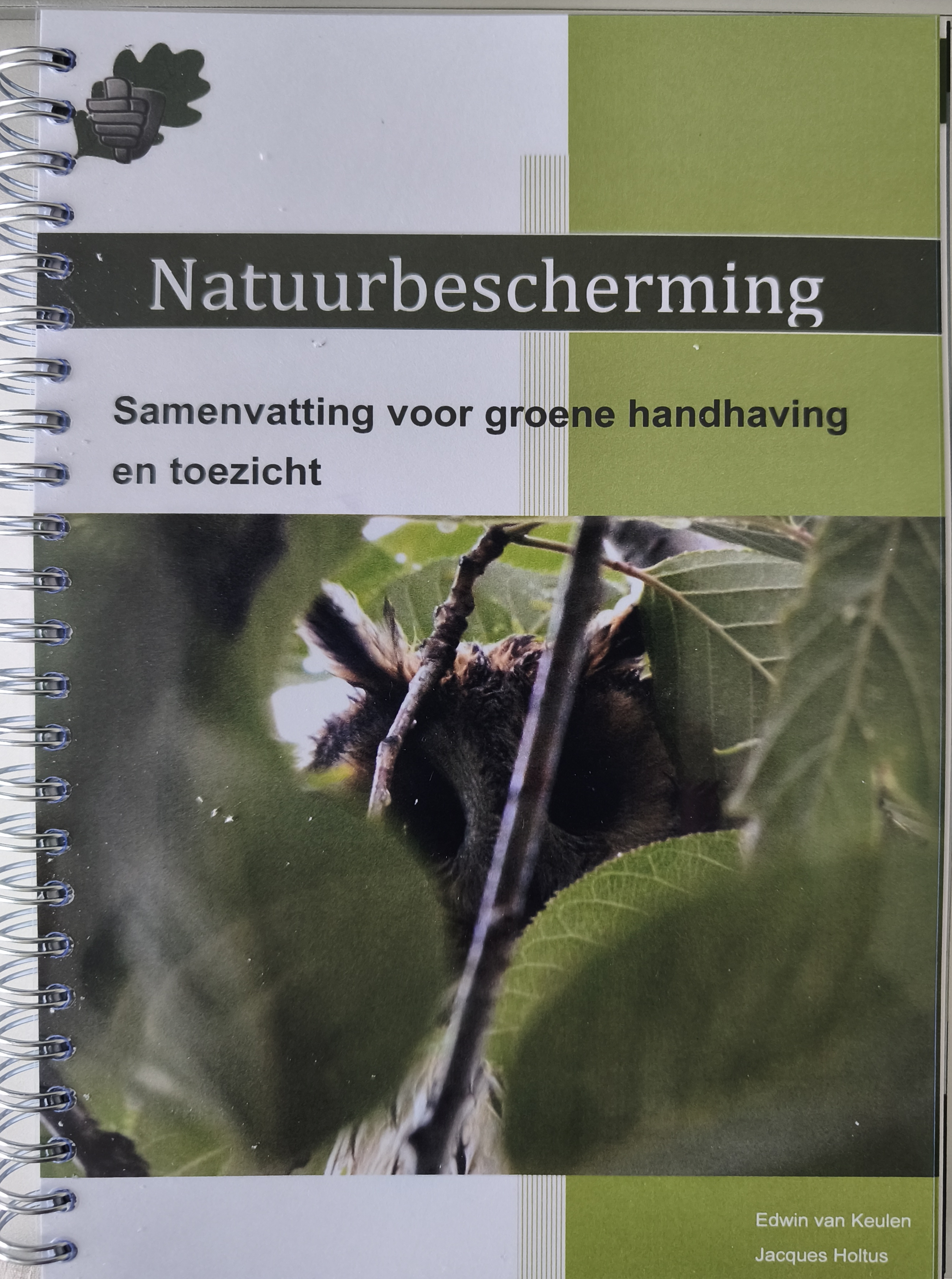 Het boekje natuurbescherming is aangepast